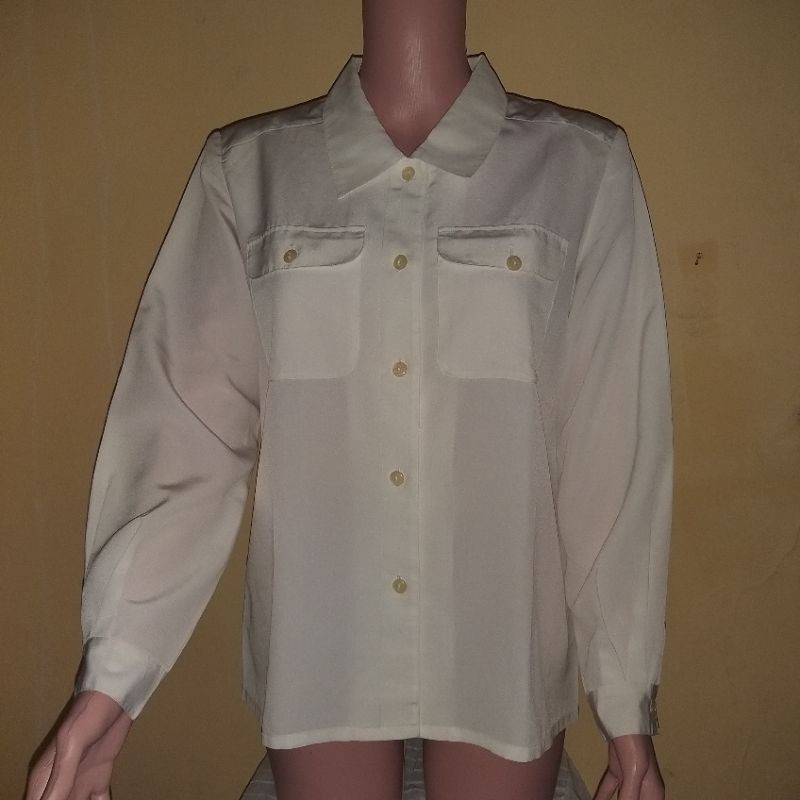 PRELOVED ATASAN WANITA KEMEJA DUCHESS SIZE M