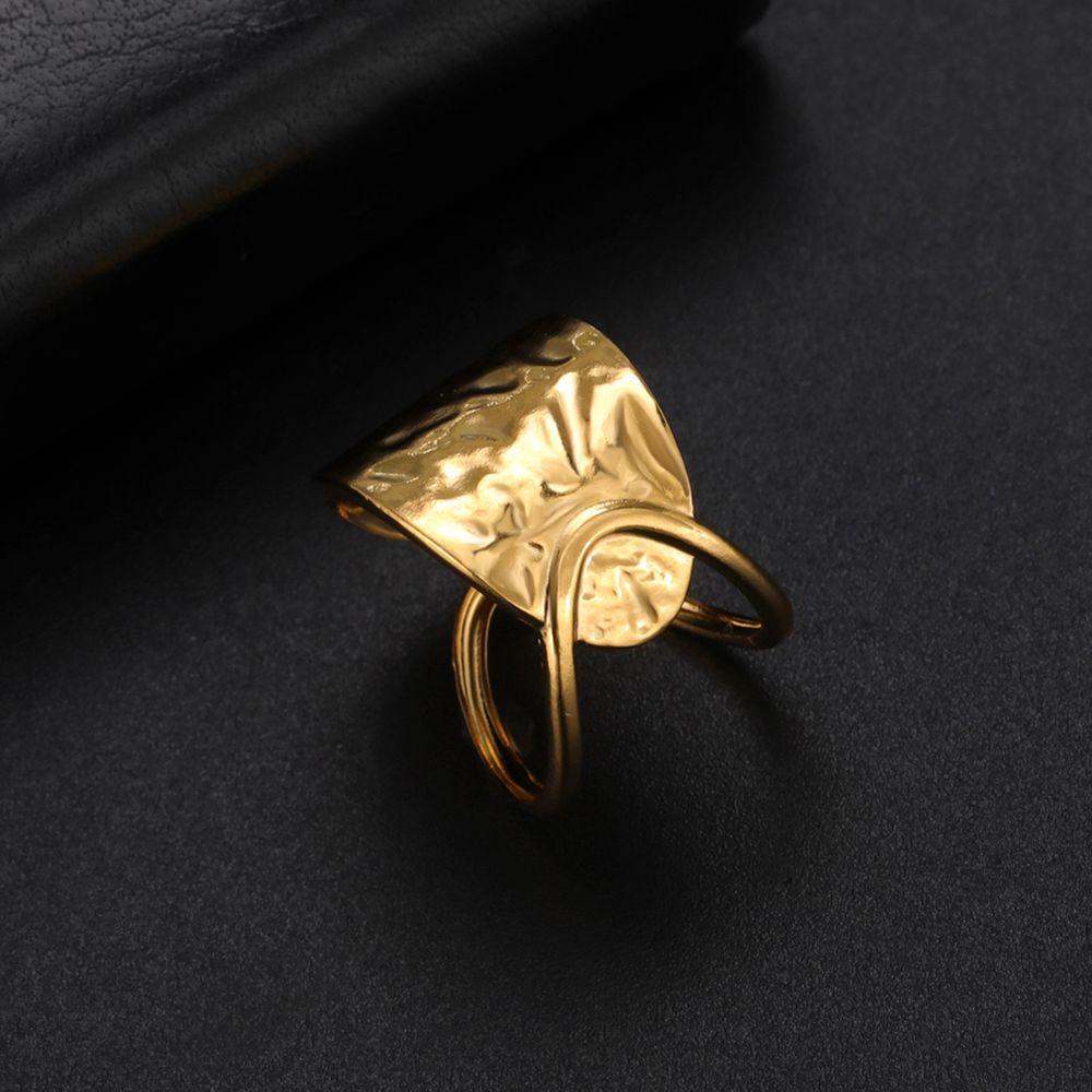 Cincin Lily2022 Perhiasan Tidak Teratur Cincin Terbuka Adjustable