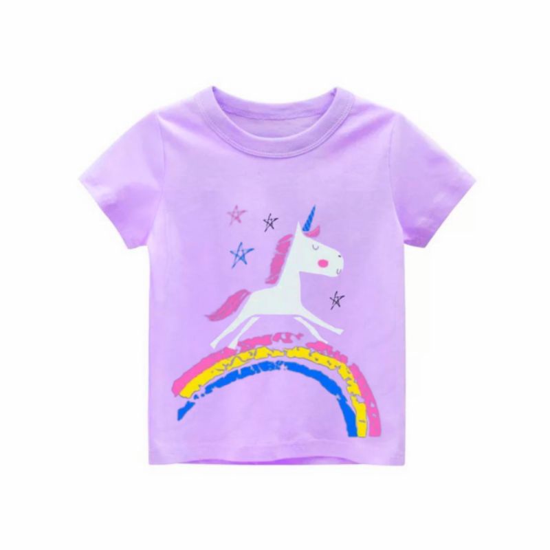 kaos anak perempuan/atasan anak perempuan uniclon/1-10tahun