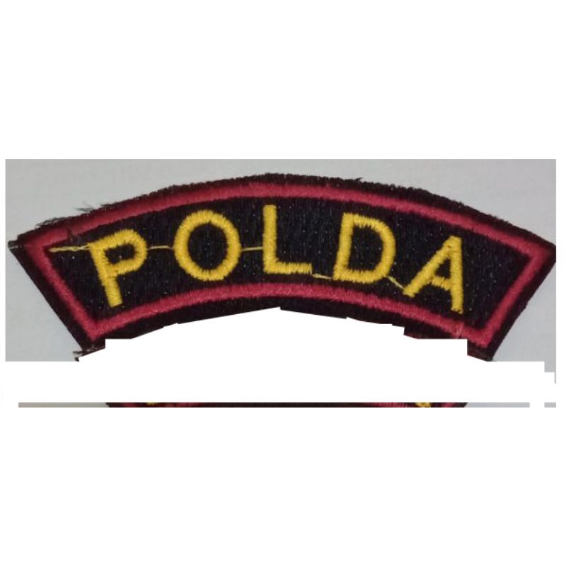 BET BORDIR LOGO LAMBANG POLDA KALTIM,POLDA KALIMANTAN TIMUR .