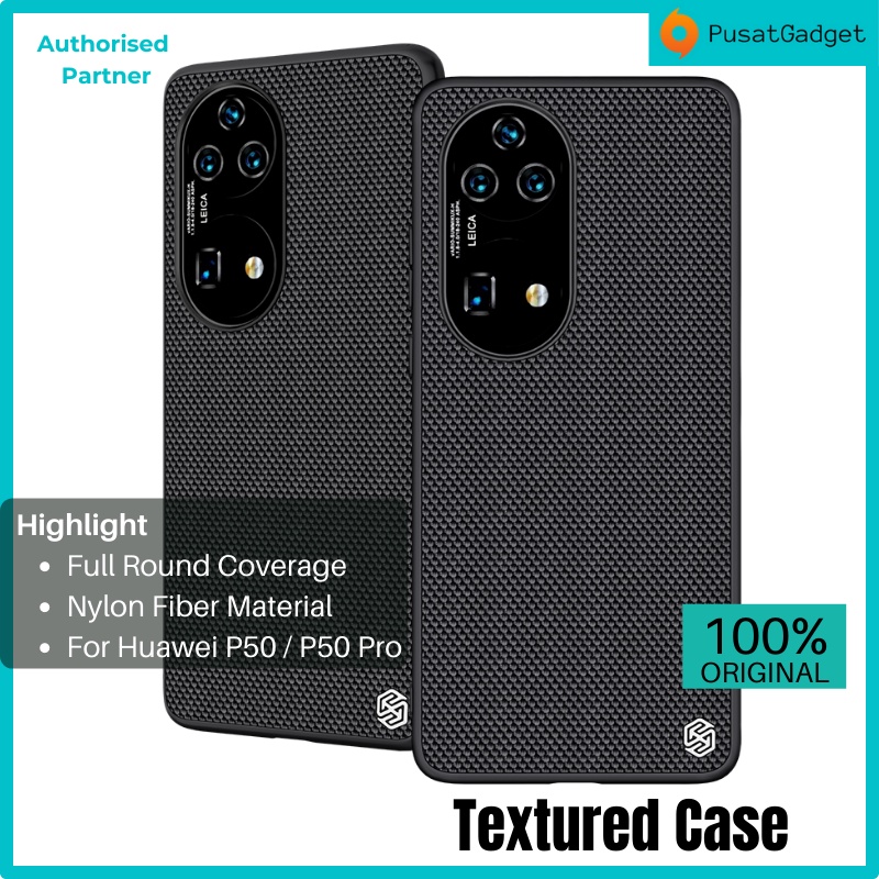 Case Huawei P50 Pro / P50 TEXTURED Fiber Casing