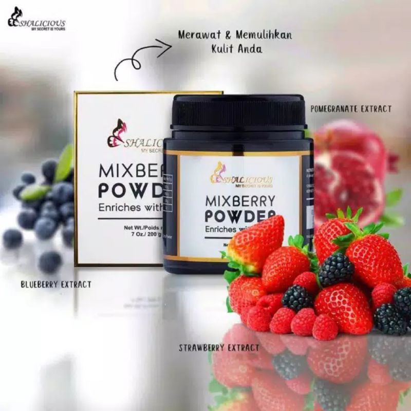 Mixberry MIX BERRY BDG Powder Shalicious Enriches with Vit C 200gr Advance