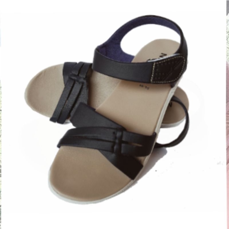 NEW SANDAL WANITA WARNA BIRU DONGKER MODEL TRANDY