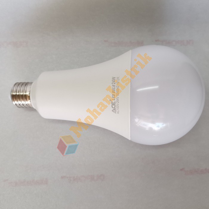 Lampu Led ACE Garansi 24 Watt Led Bulb Putih Terang