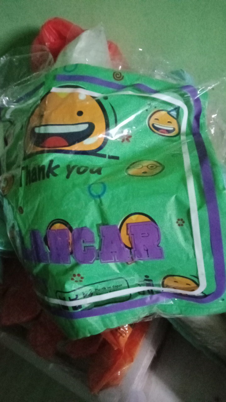 3 Pak (3 X 1 Pack) Kantong Plastik Smile Ukuran 28/kresek Smile/kresek Thank You