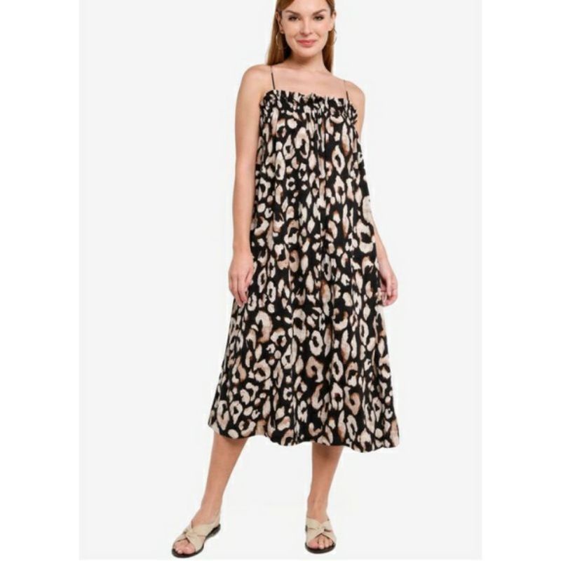 HM LEOPARD MAXY DRESS