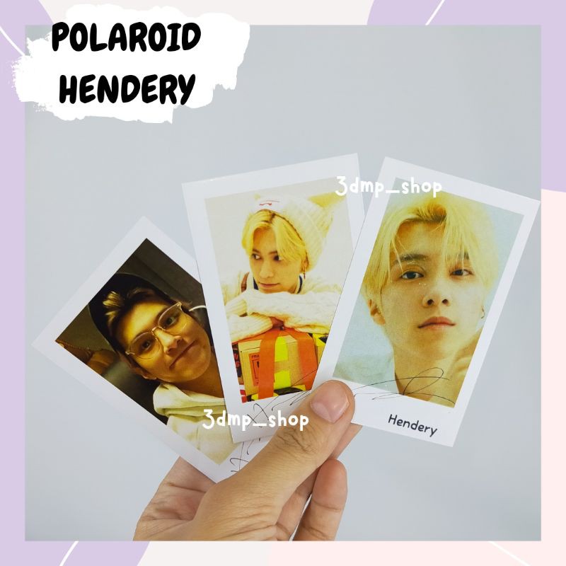 [10 Lembar] Polaroid NCT Wayv Yangyang Hendery lucas