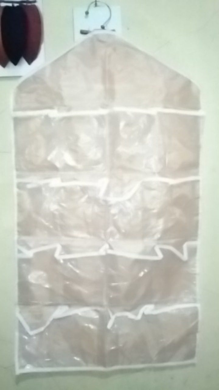 Pouch Hanging Organizer 16 Sekat Korean Underwear Pouch Rak Gantung Serbaguna