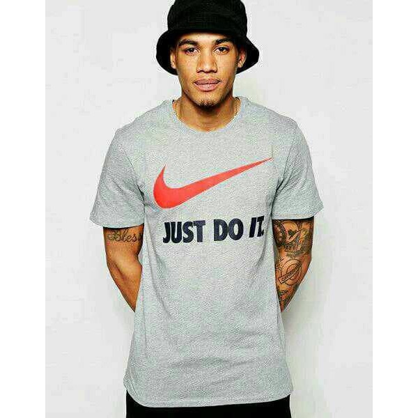 nike just do it t shirt grey