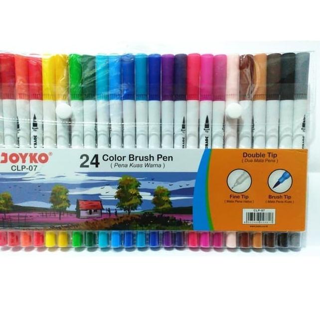 Ready Sekarang Brush Pen Joyko CLP-07 24 Warna