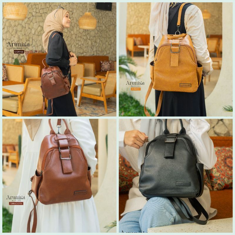 COD//TERMURAH//TAS RANSEL CEWEK ARUNIKA BY  MOONZAYA //TAS BELAKANG WANITA BY MOONZAYA //TAS RANSEL 