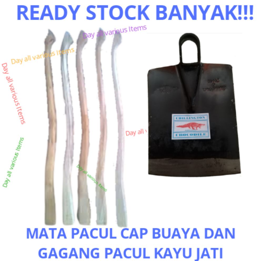 PACUL BAJA ASLI CAP BUAYA ~ PACUL CAP BUAYA DAN GAGANGNYA ~ CANGKUL CAP BUAYA ~CANGKUL ~MATA CANGKUL