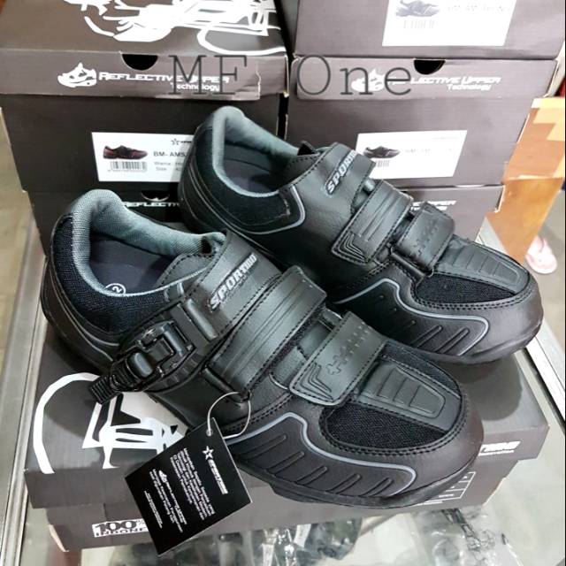 Sepatu Cleat MTB Sportino BM Armstrong Black Grey