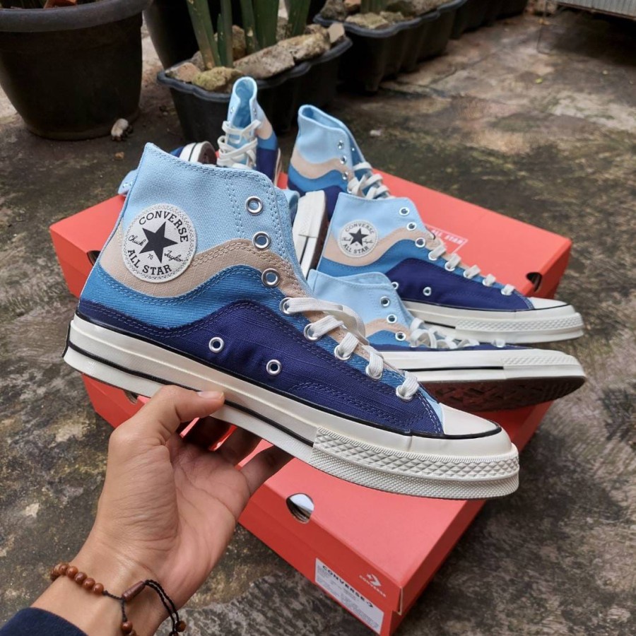 Converse 70s Hi National Parks Chambray Blue Original Resmi