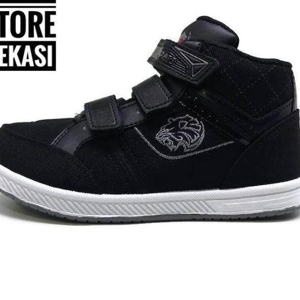 ❈ Sepatu Sekolah Anak Laki-laki Pro Att DBC 901 V3 PAUD TK SD SMP Hitam Putih Strip  hi hi niJi ➦
