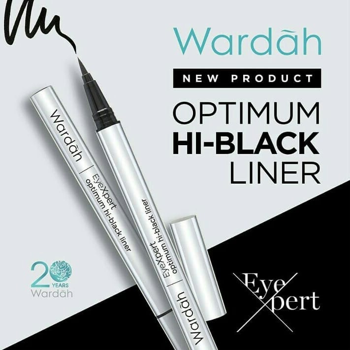 ✿ MADAME ✿  WARDAH EYEEXPERT SERIES  EYELINER OPTIMUM HI-BLACK WATERPROOF MASCARA ORIGINAL