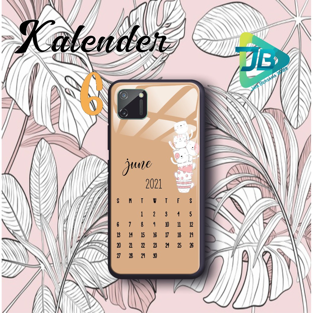 SOFTCASE BACK CASE GLASS KACA KALENDER XIAOMI REDMI CC9 A2LITE 8SE POCOPHONE F1 M2 X3 10 6X JB3016