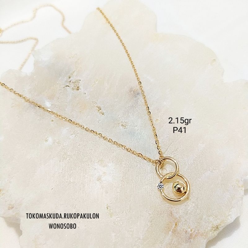 kalung fashion dewasa (emas asli 8k &amp; 9K)