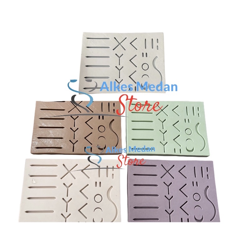 Hecting Pad Silicone / SUTURE PAD / Bantalan Jahit  / Alat Medis Untuk jahit Luka Samlab alkes