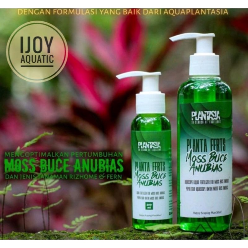 Pupuk cair aquascape plantasia Moss Buce anubias