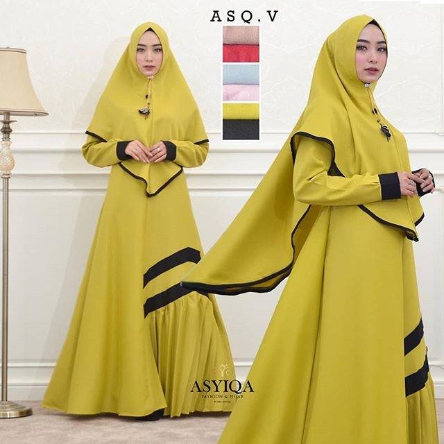 TERMURAH GAMIS SET SYARI ASYIQA