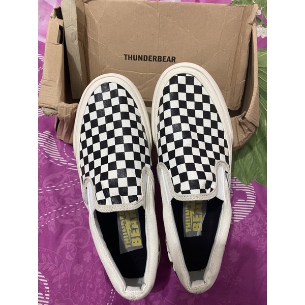Sepatu Thunderbear - Slip On Voltaire Off White CB ORIGINAL