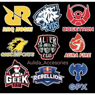 Jual Stiker Logo Team Esport Mobile Legend Mlbb Mpl Id Rrq Evos Onic