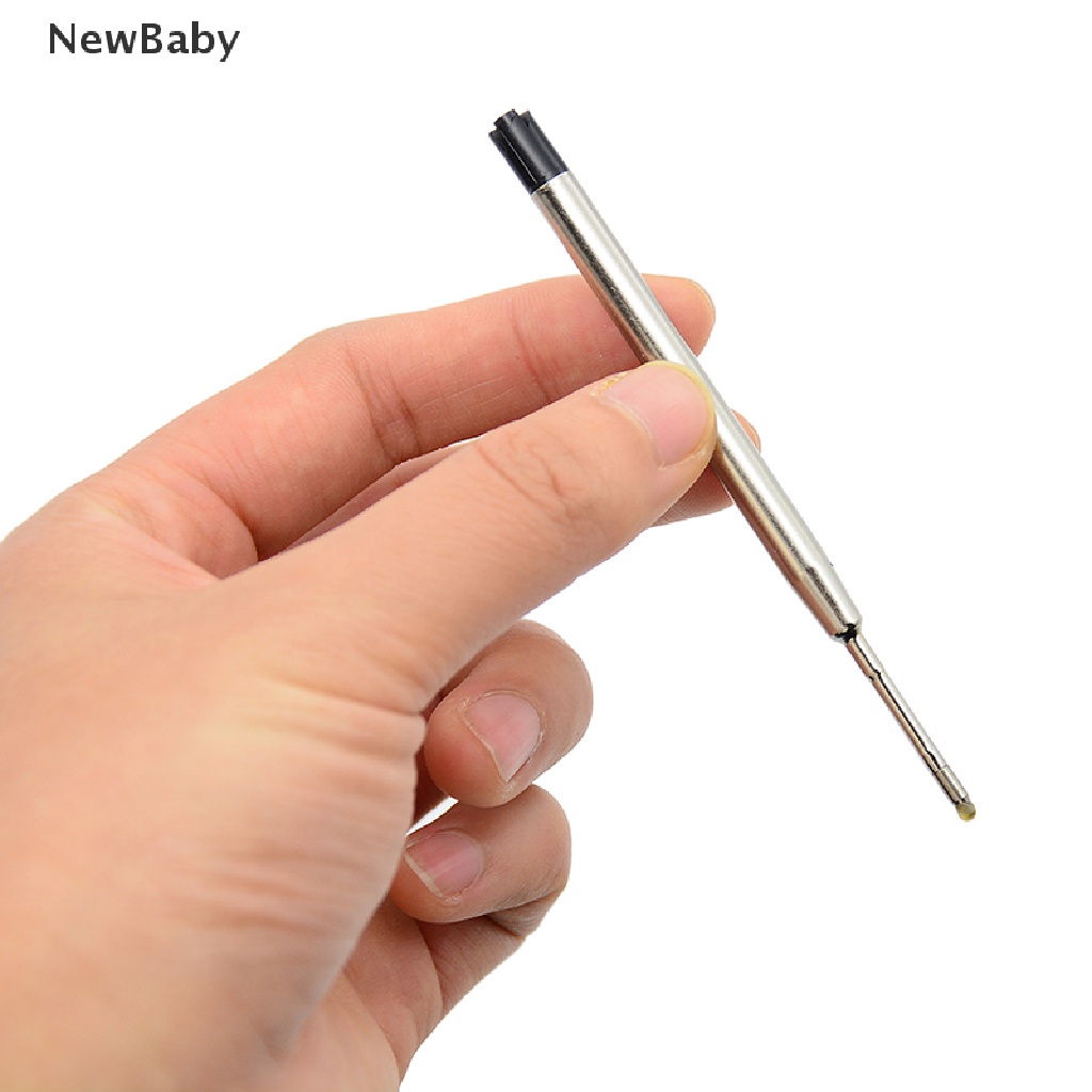 Newbaby 10pcs Refill Pulpen Tinta Biru 1.0mm Gaya parker