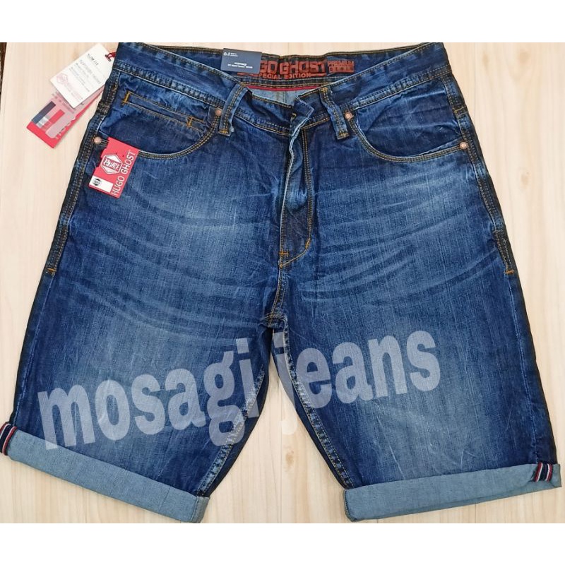 CELANA PENDEK JEANS PRIA HUGOGHOST PREMIUM