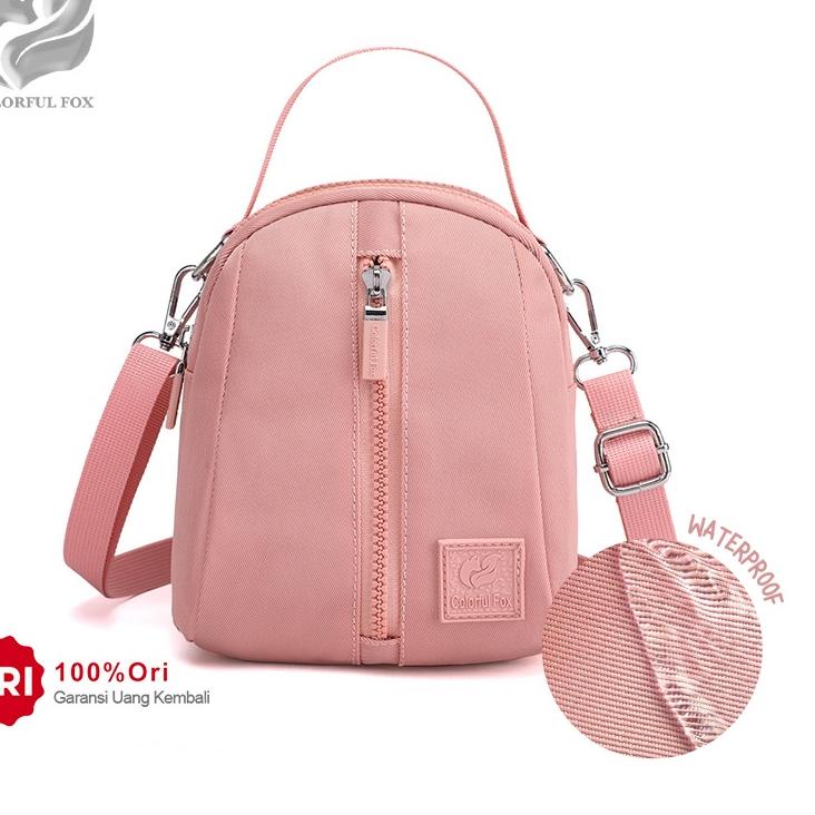 Terbaru.. COLOURFUL FOX 0419 Tas Selempang Wanita Sling Bag Wanita Hand Bag Wanita Bahan Anti Air