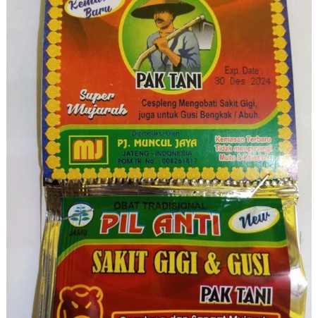 Obat Sakit Gigi & Gusi Pak Tani Original