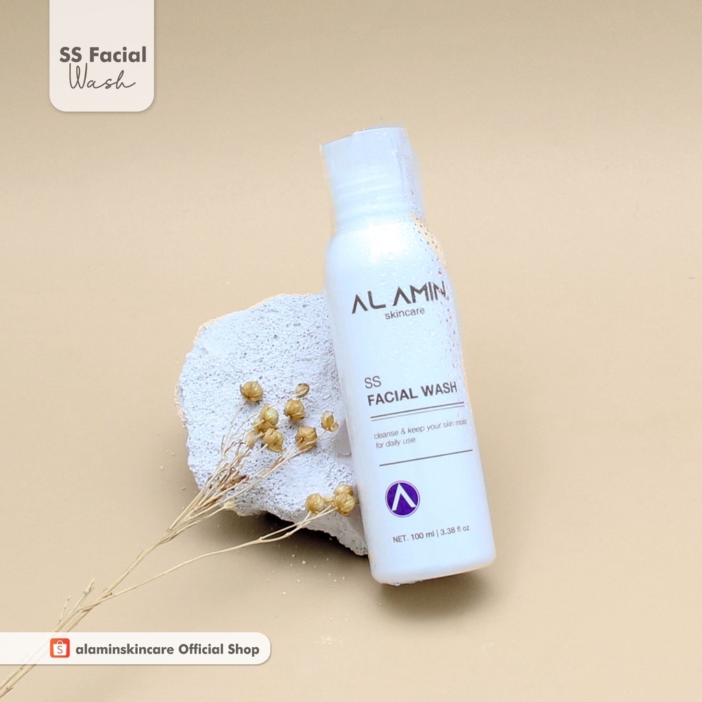 Alamin SS Facial Wash  | Sabun Cuci Muka Kulit Sensitif/Iritasi Kemerahan |