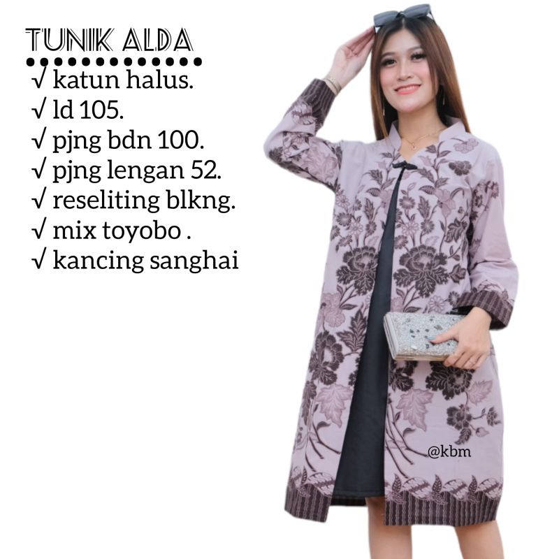 tunik layer alda batik solo tunik batik mix toyobo