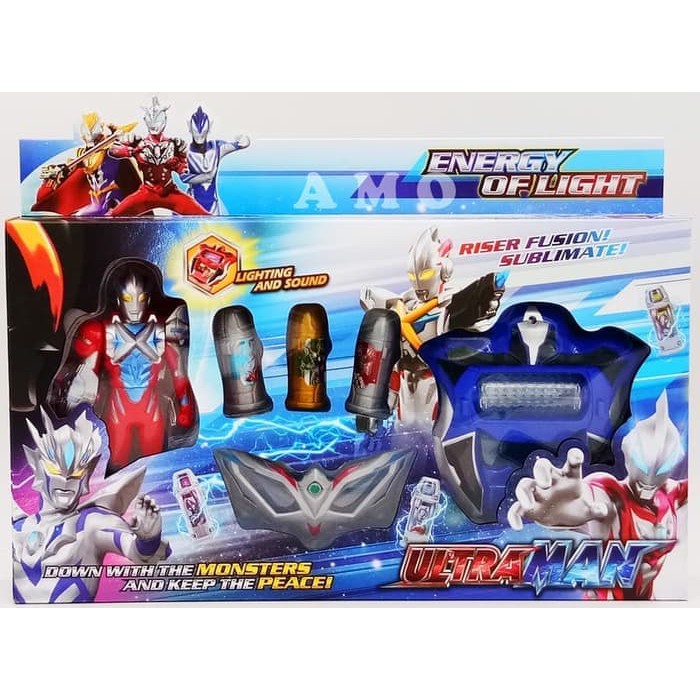  Mainan Robot Ultraman  Dengan Sejata Figure Ultraman  