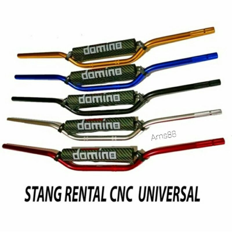 Stang Renthal CNC + Plus Busa Domino  / Stang Trail Domino / Stabilizer Stang Renthal Domino / Stang Motor Klx -Rx king -Crf -Vixion - Tiger Dll