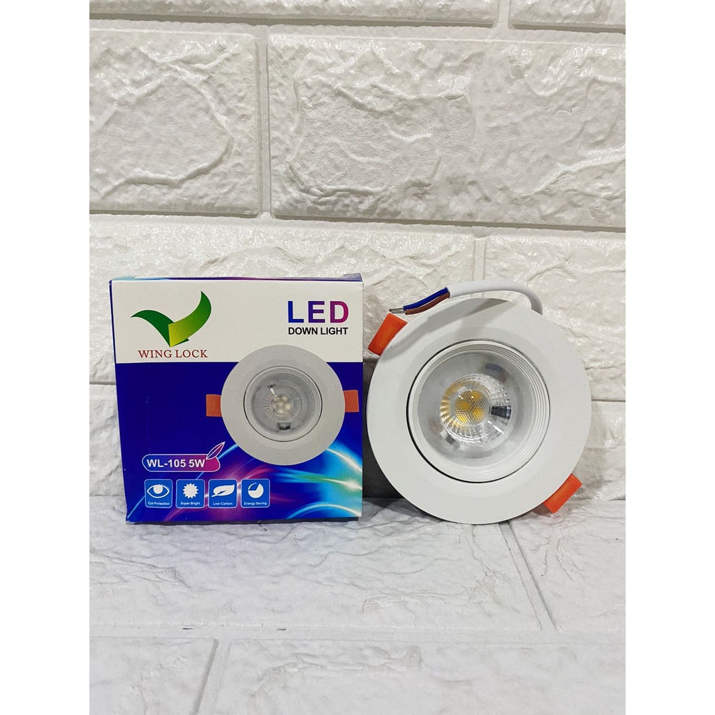 Wing Lock LED Down Light 5 Watt WL-105