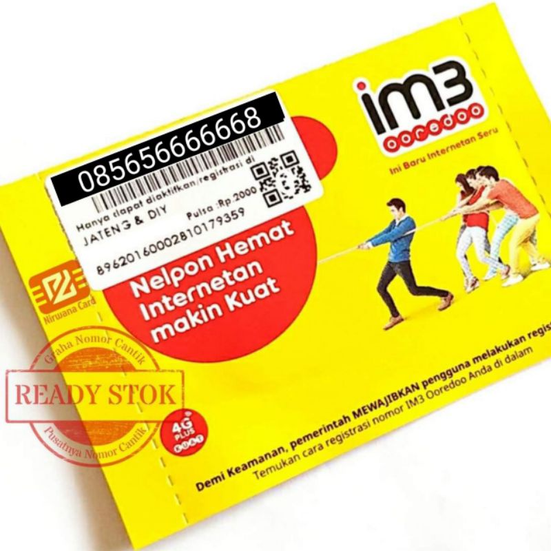 nomee cantik indosat 111 333 444 555 666 777 999