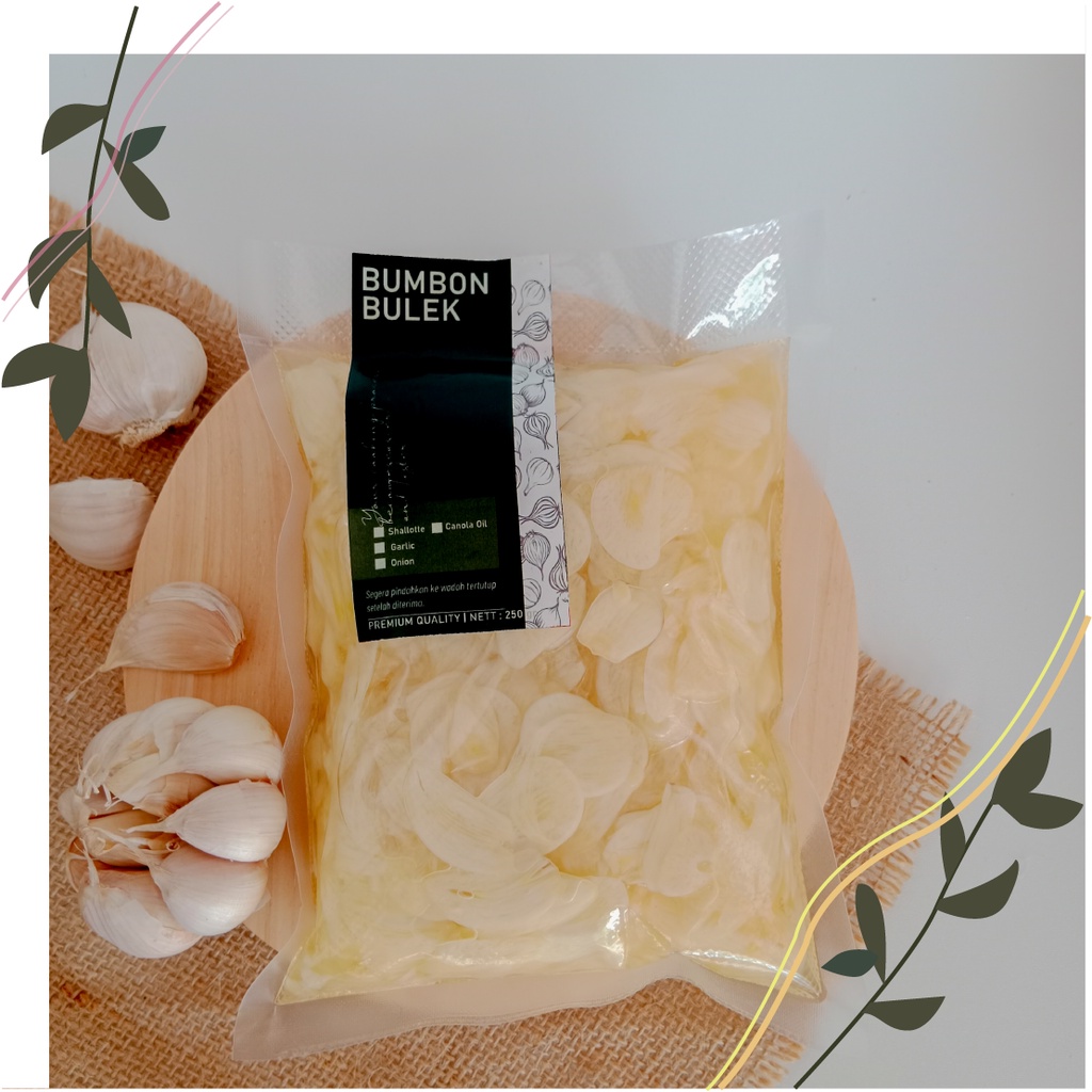 

BAWANG PUTIH IRIS DALAM MINYAK CANOLA REFILL SLICED GARLIC IN CANOLA OIL NETT 260 GR
