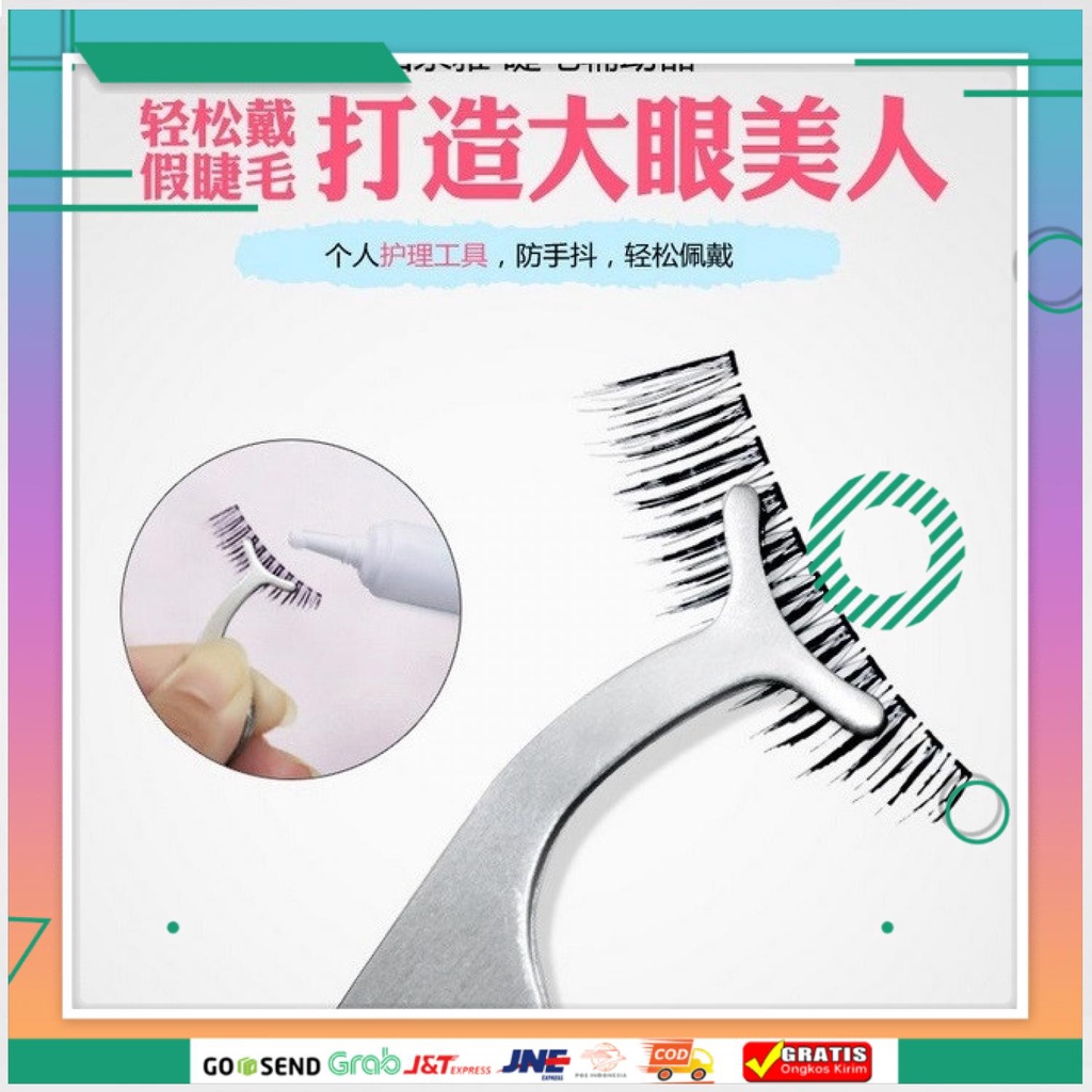 (BISA COD) FTIHSHPBioaqua Arc Eyelashes Clip Aid Tool Stainless Steel - 511981