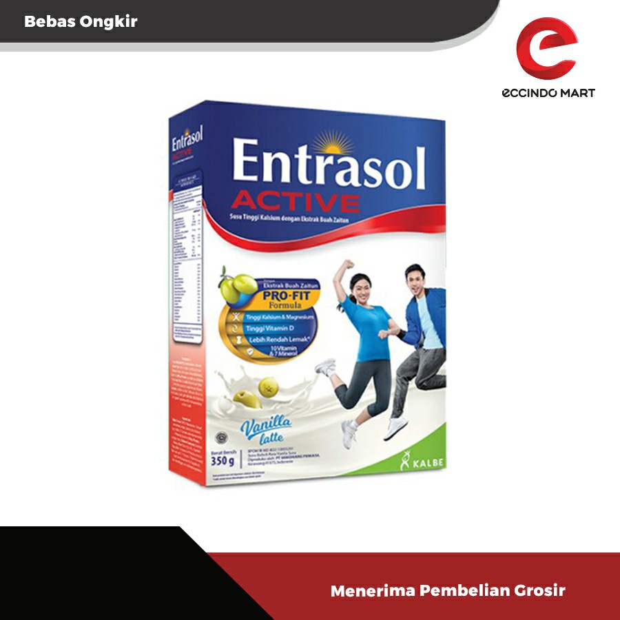 

Susu Entrasol Active Vanila 350gr / Susu Orang Tua / Susu Lansia Murah