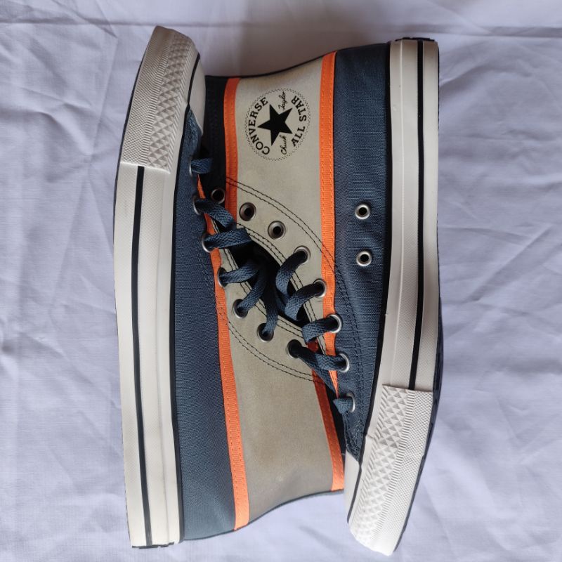 Converse Lakeside Blue Orange Hi