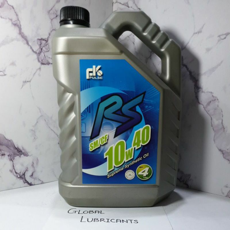 FK Pulse RS Supreme Synthetic Oil 10W-40 4 Liter (Oli Mesin Synthetic) Made in Japan