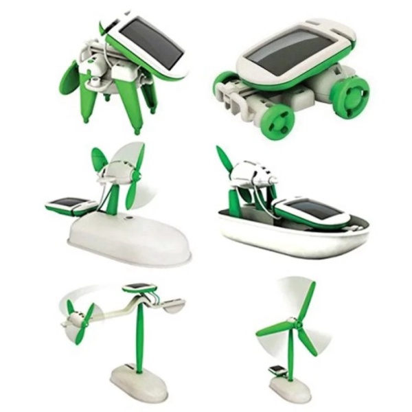 

DIY KIT Robot 6in1 Green Robotic Mainan Edukasi Anak Tenaga Matahari Berkualitas