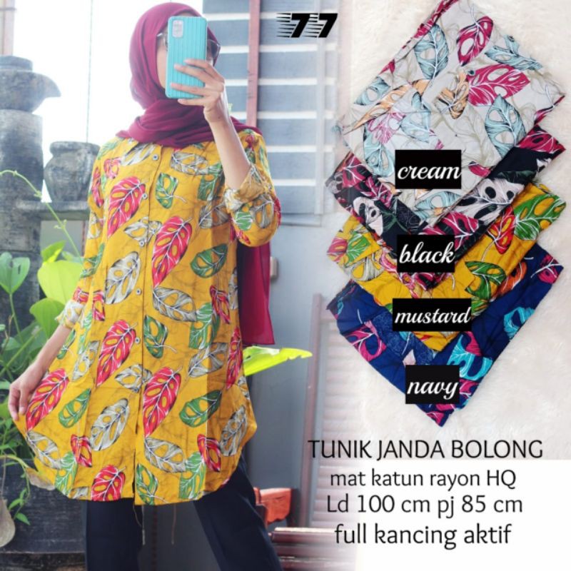 TUNIK JANDA BOLONG RAYON ADEM