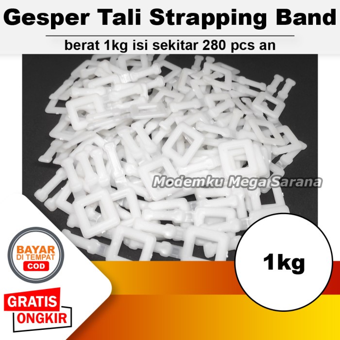 1kg - Gesper Plastik Strapping Band Tali Straping Band Sleman Jogja