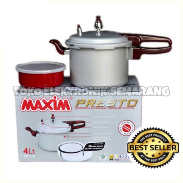 PANCI PRESTO MAXIM 4 LT 20 cm Pressure Cooker Maxim 4 Liter