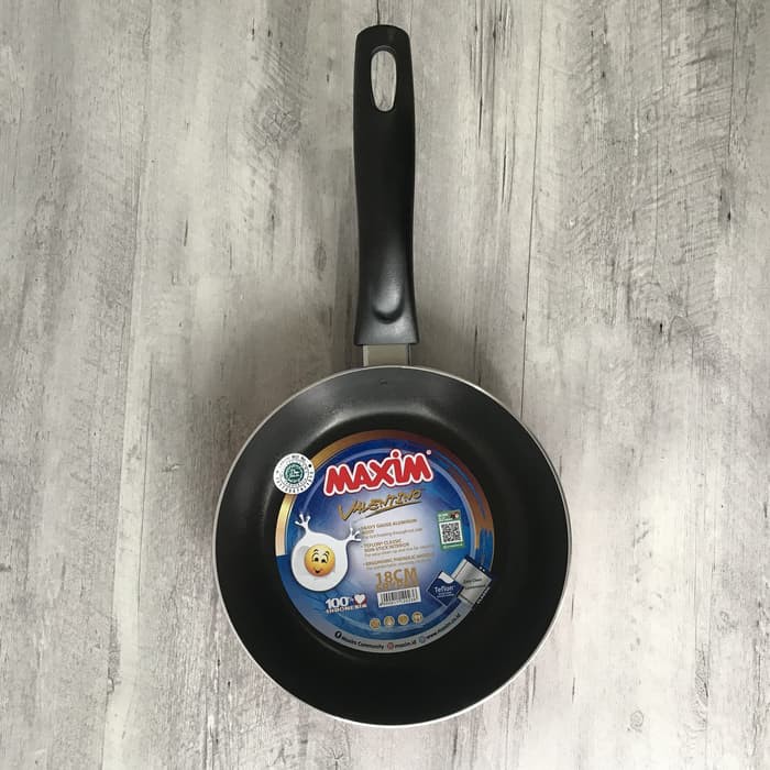 Teflon Maxim 18cm Frypan Maxim Valentino Teflon 18  cm Penggorengan Maxim Teflon