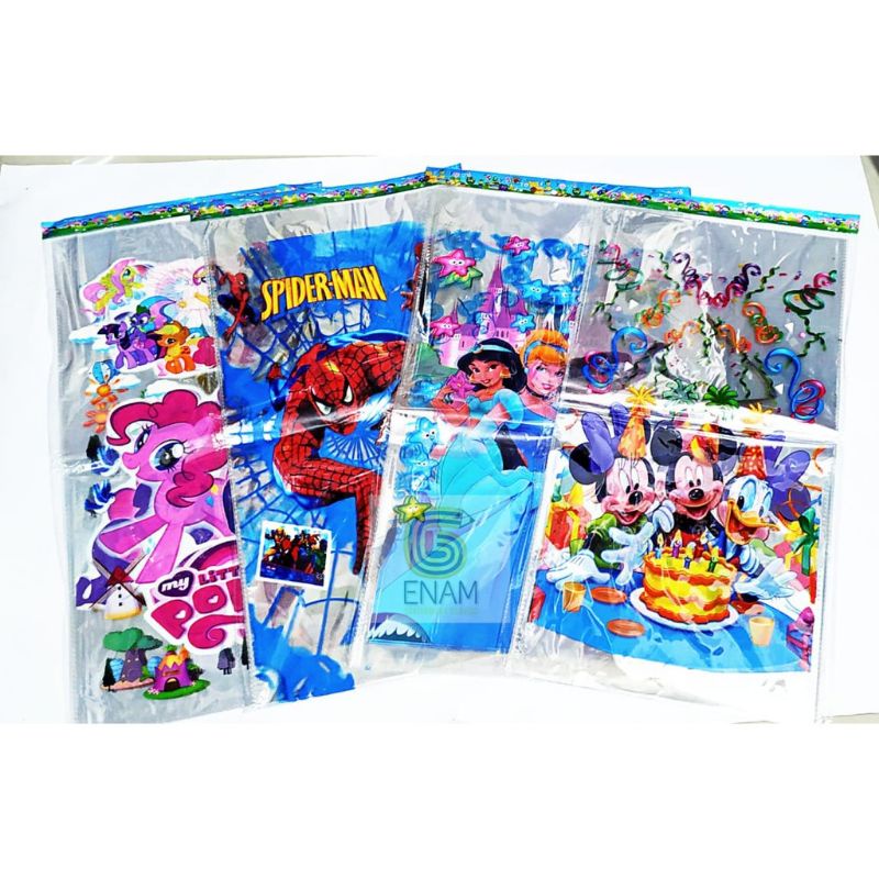 

Plastik UlangTahun Besar 25 x 50 cm Motif