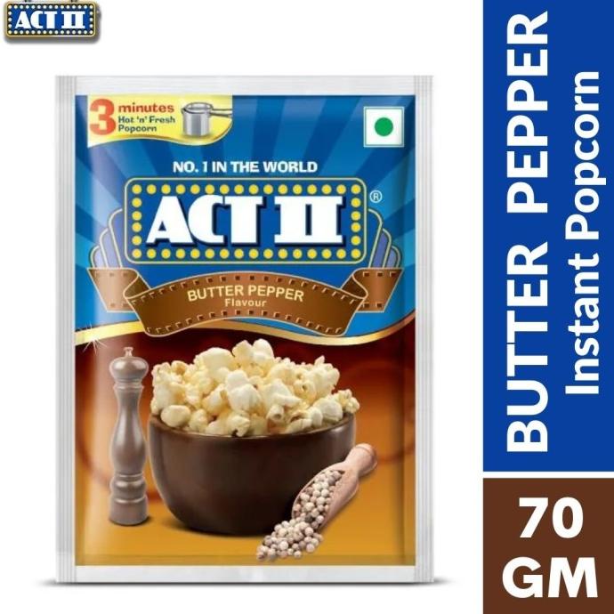 

^^^^^] POPCORN ACT II BUTTER PEPPER FLAVOUR 70G/Instant Delicious Popcorn
