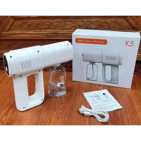 Nano UV Light Spray Gun K5 Disinfectant WIRELESS / Disinfektan Spray